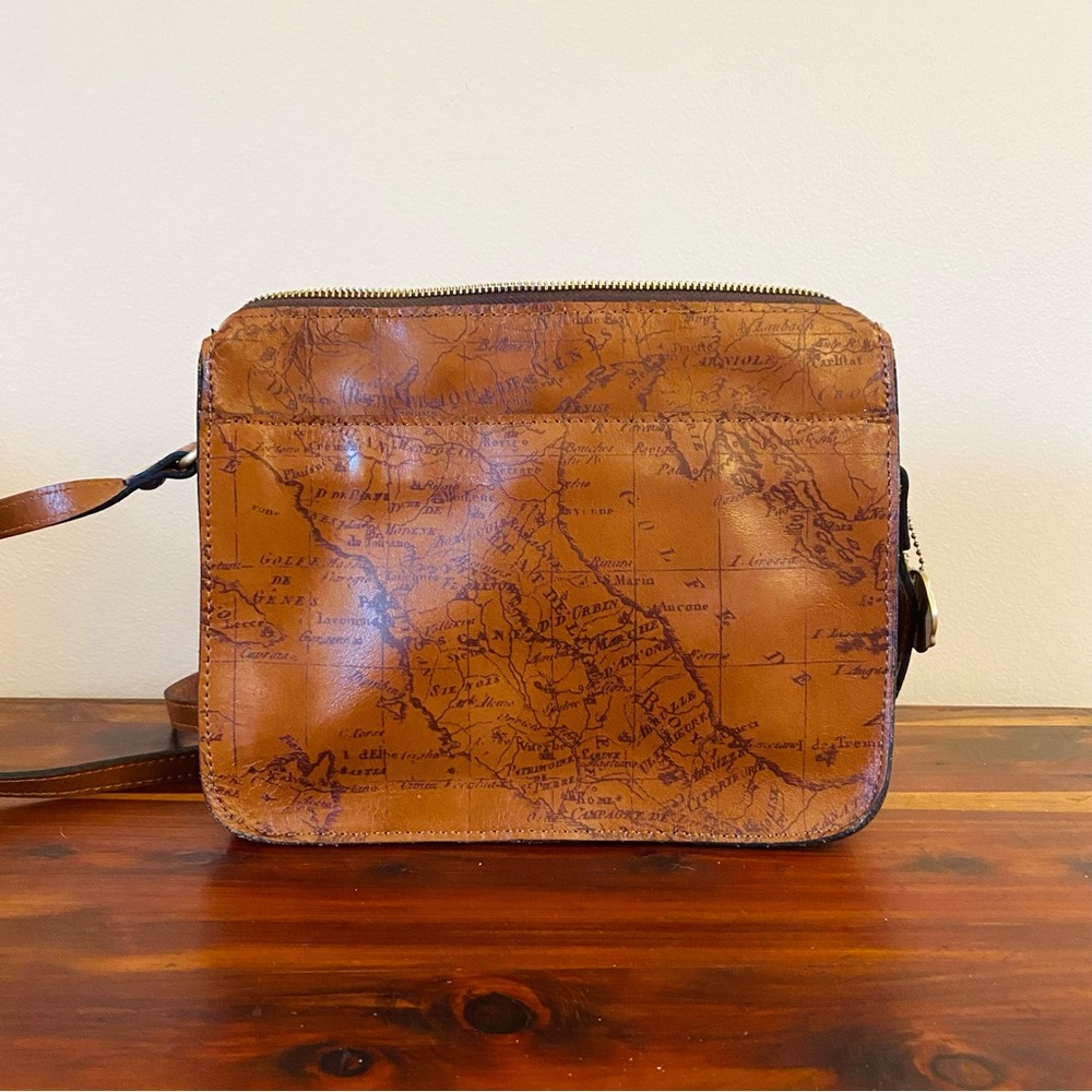 Patricia Nash Nazaire English Garden Heritage Leather  Crossbody - Picture 5 of 8